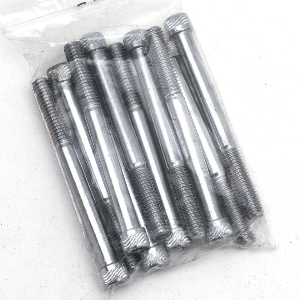 10pck allen bolt 5/16-18x3-1/4" UNC zin