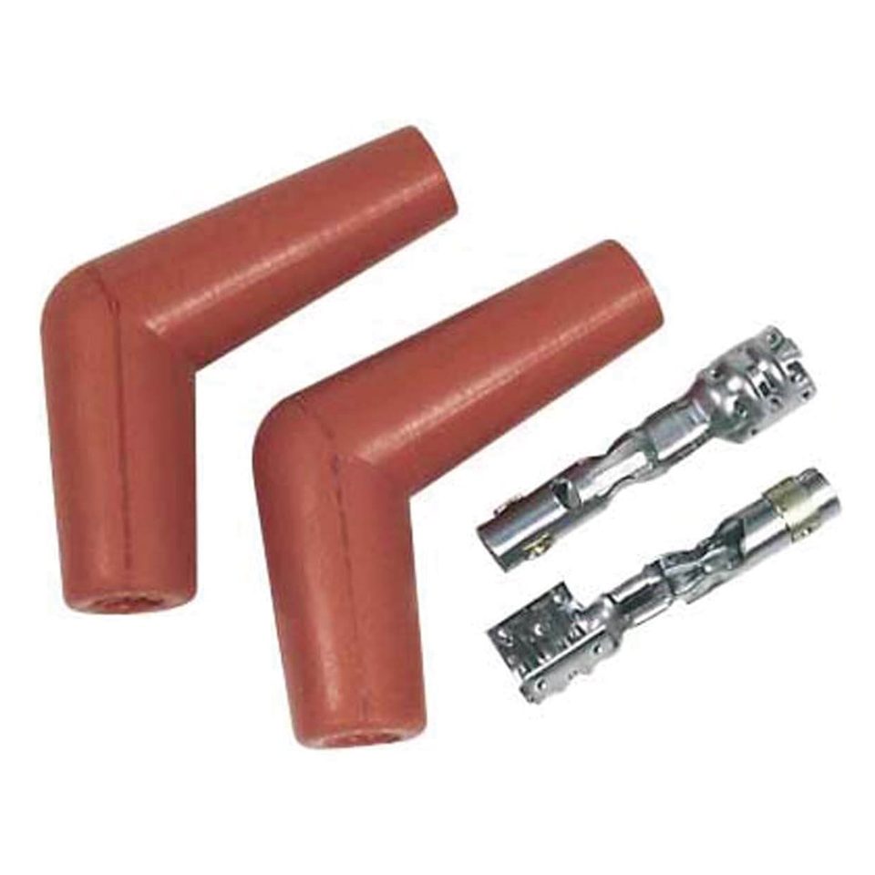 MSD 115 deg. Pro-Temp boots, red, pair