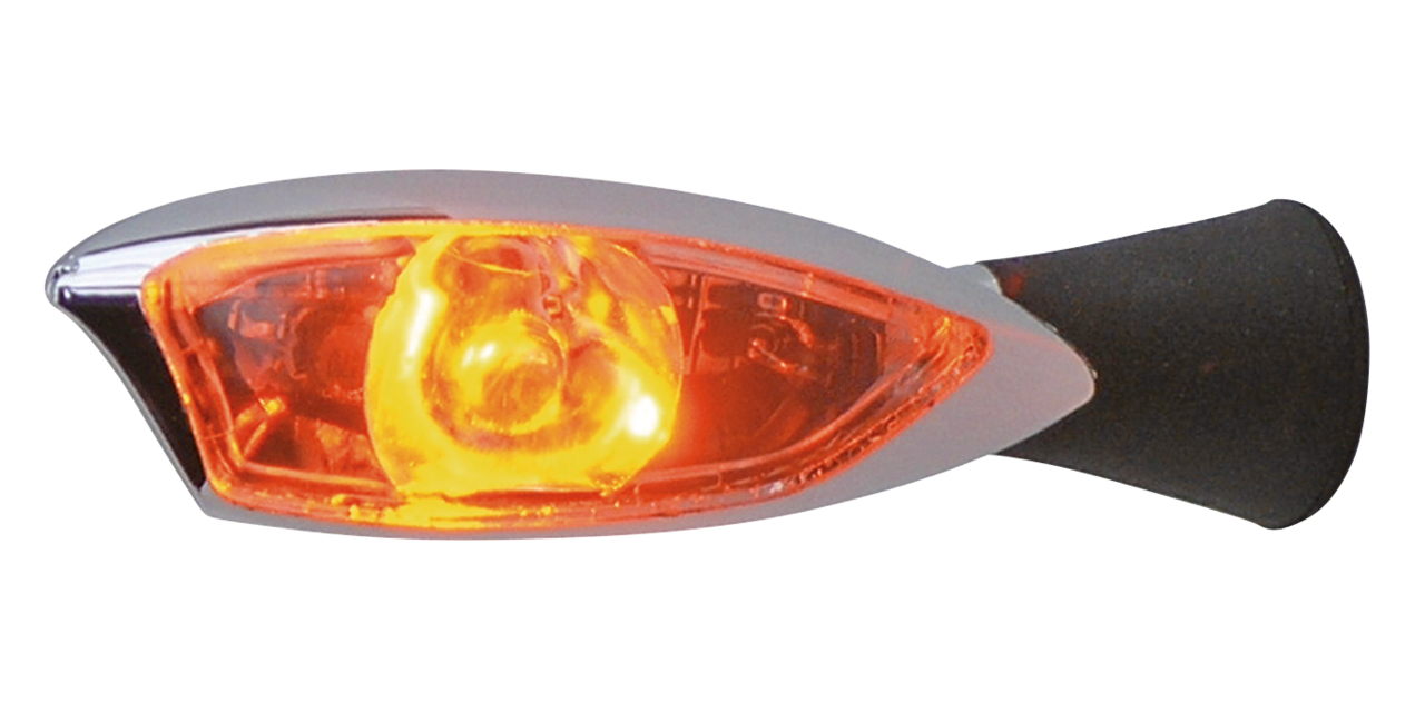 GZP Chrome E-appr LED turn signals, pair