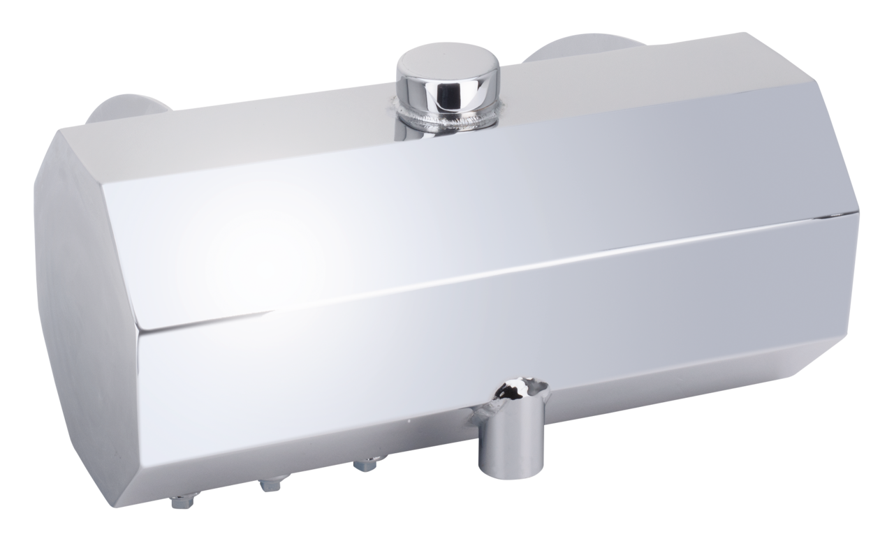 GZP Octagonal chromed oil tank center fi