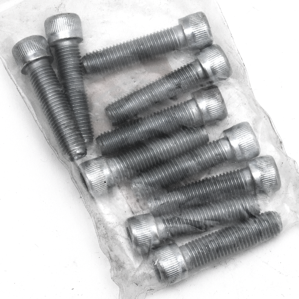 10pck allen bolt 5/16-24x1-1/4" UNF zin