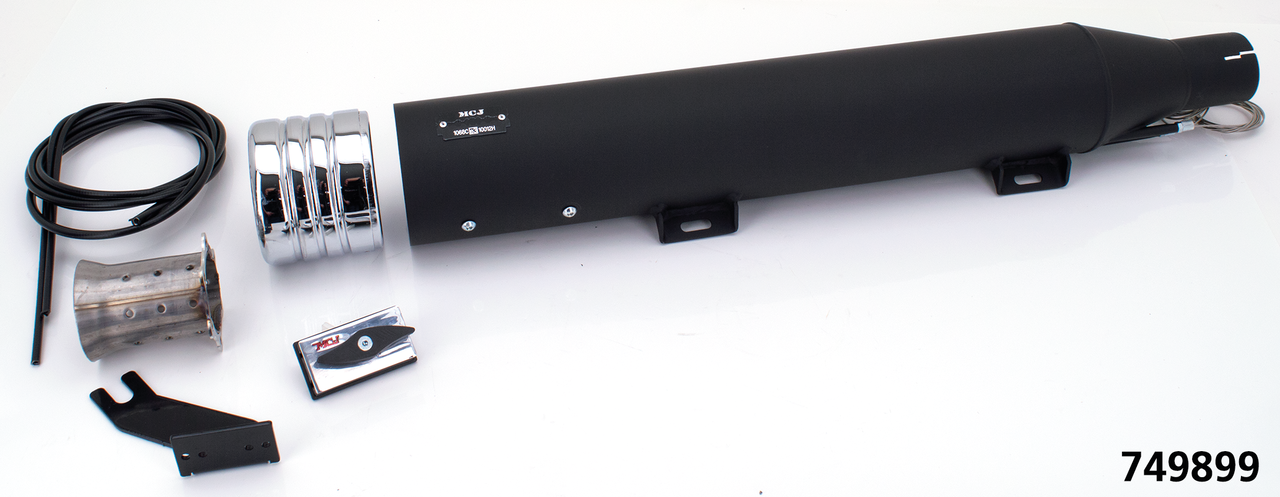 MCJ Slip-On Striped FLSB 18-20 Blk/Chr