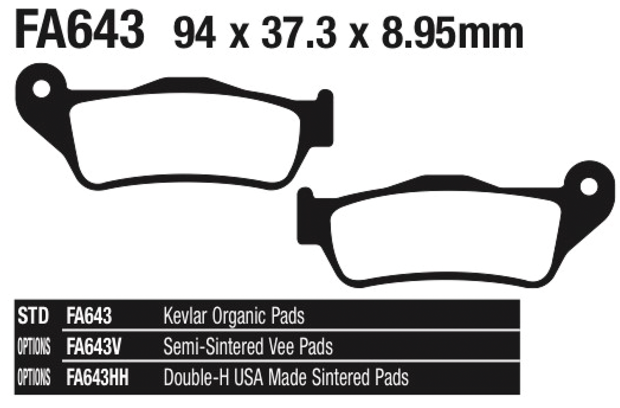 EBC sintered brake pads XG14-15