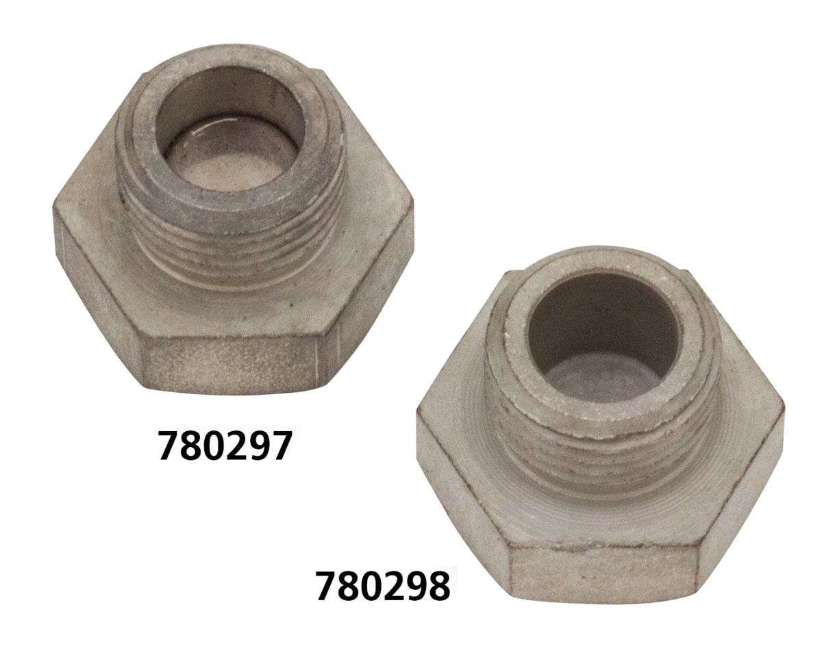 Plug timing/gas/oil tank White, 3/4" hex