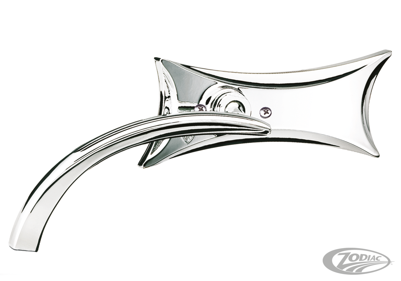 CHROME FOUR POINT MIRROR LEFT