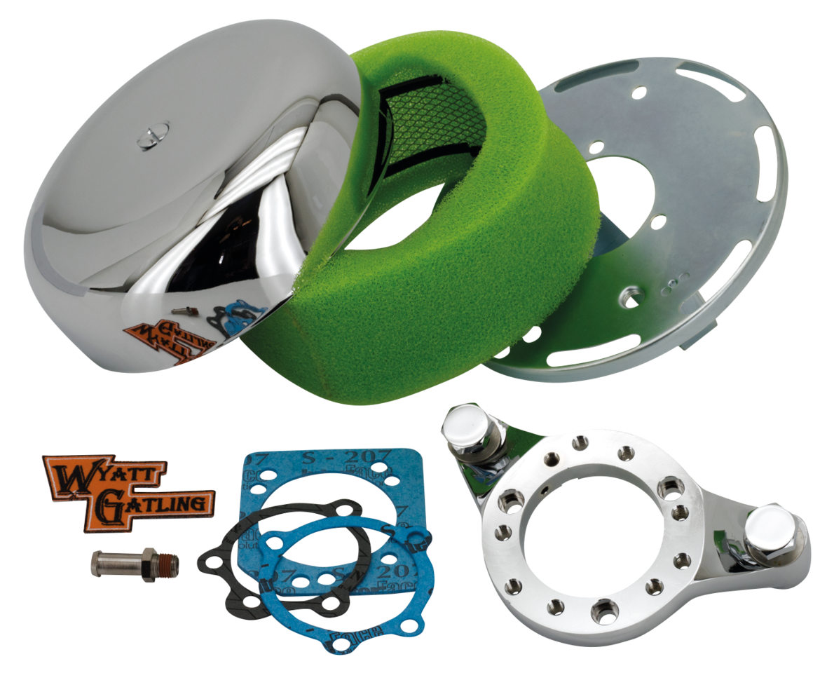 Chrome Wyatt-Gatling Air Cleaner XL91-22