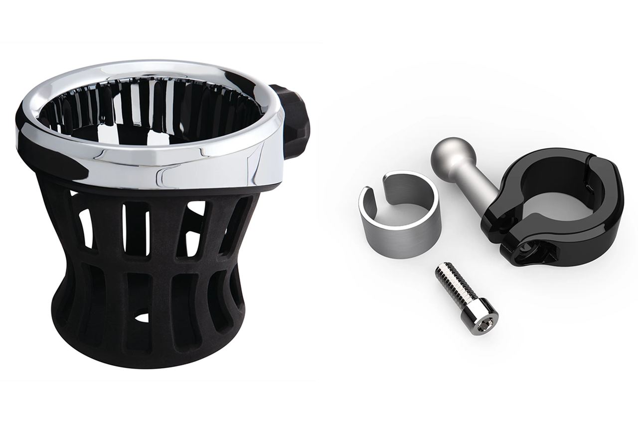 Drink Holder 1-1/4" bars Black