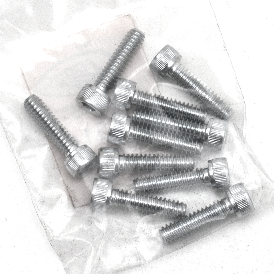 10pck allen bolt No. 10-24x3/4" UNC zinc