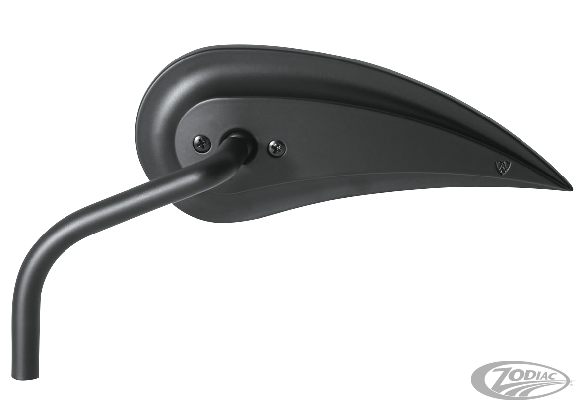 RAD-III TEARDROP MIRROR, BLK, LEFT (HD O