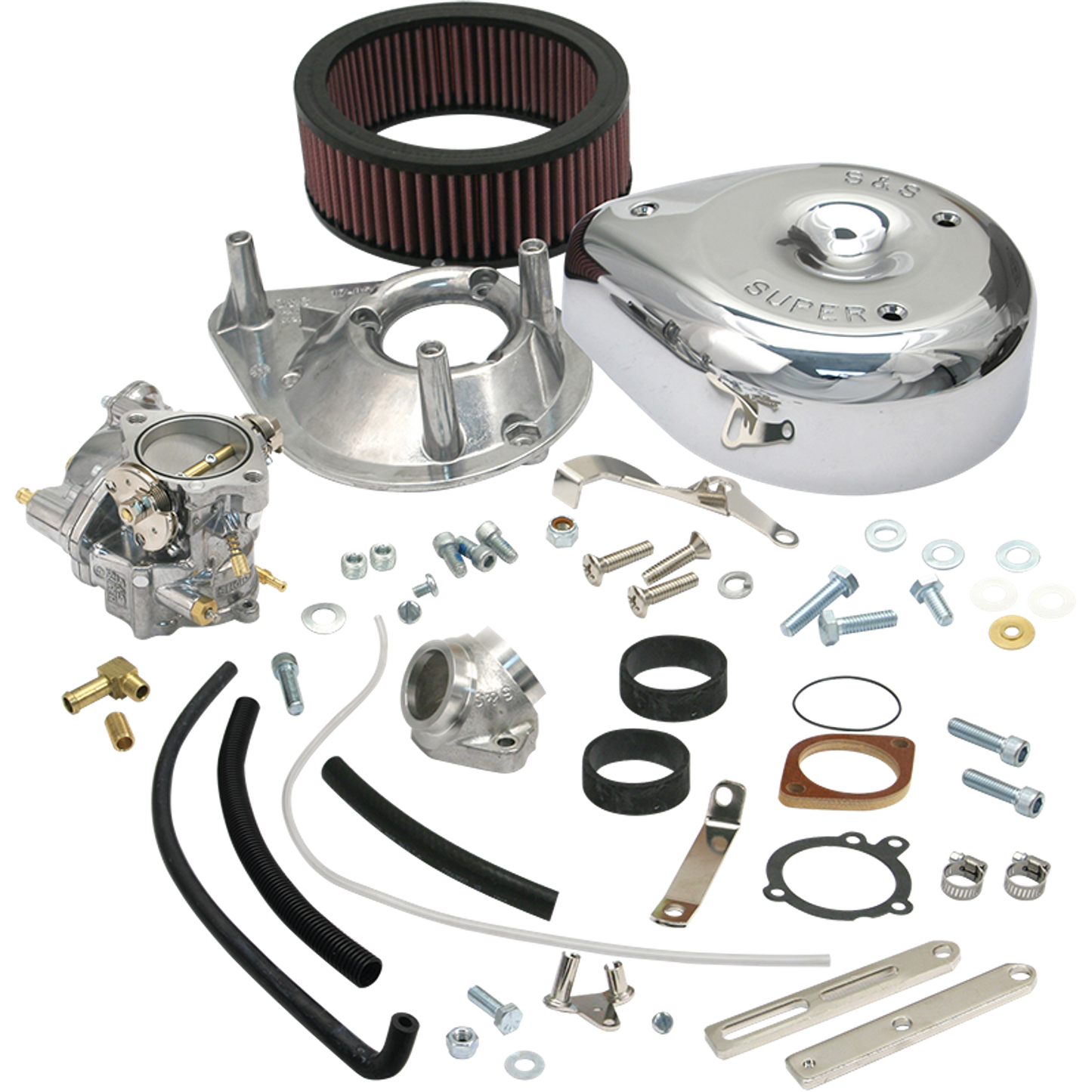 S&S Super G Carb kit Shovel rubberband