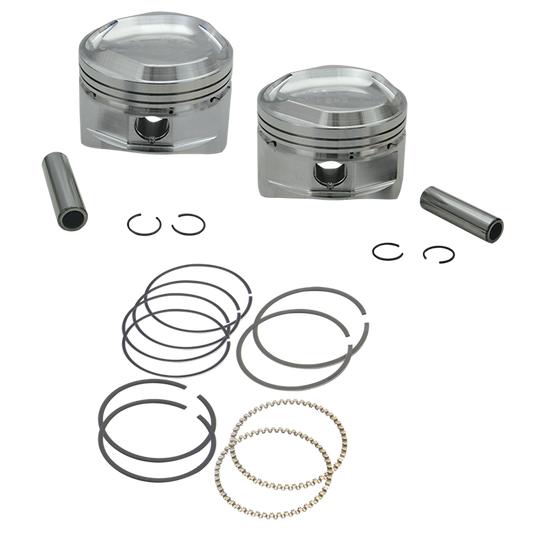 S&S 3.665" piston kit BT84-99 w/SS heads