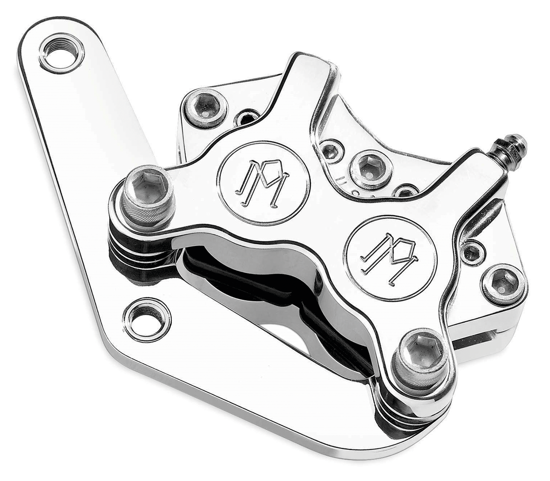 PM Front caliper 125x4SL 84-99 chrome