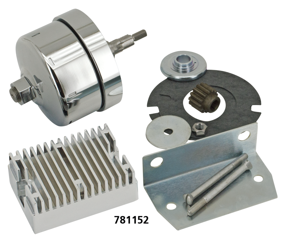 Alternator conversion kit BT41-69 Chrome