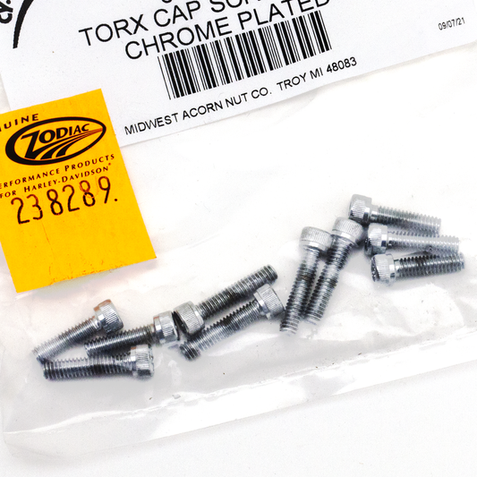 10pck Knurled torx screw 8-32x5/8",