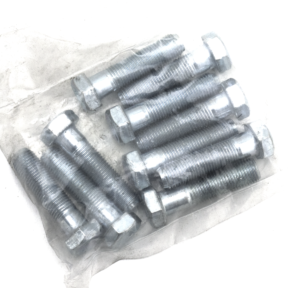 GZP 10pck hex bolt 3/8-24x1.5" UNF zinc
