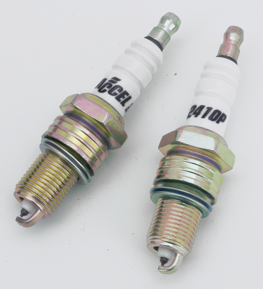 ACCEL white Platinum spark plugs 2410P