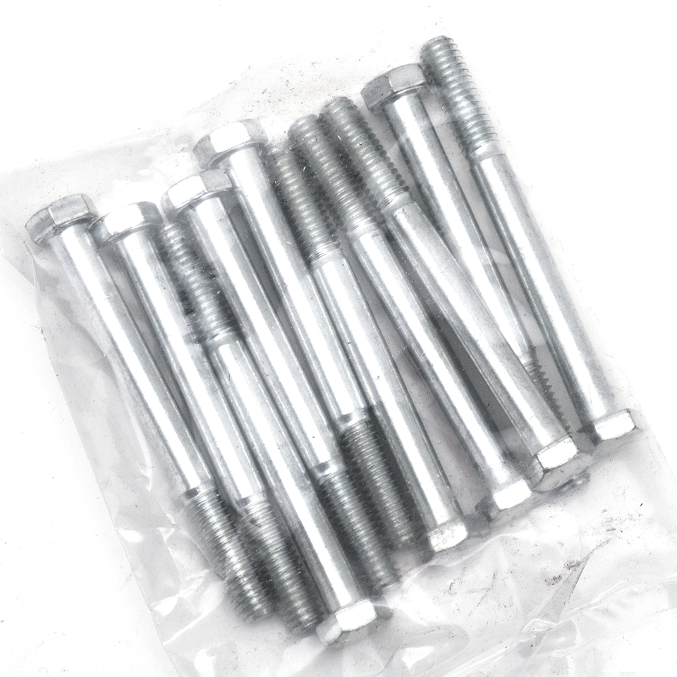 10pck hex bolt 5/16-18x3-1/4" UNC zinc