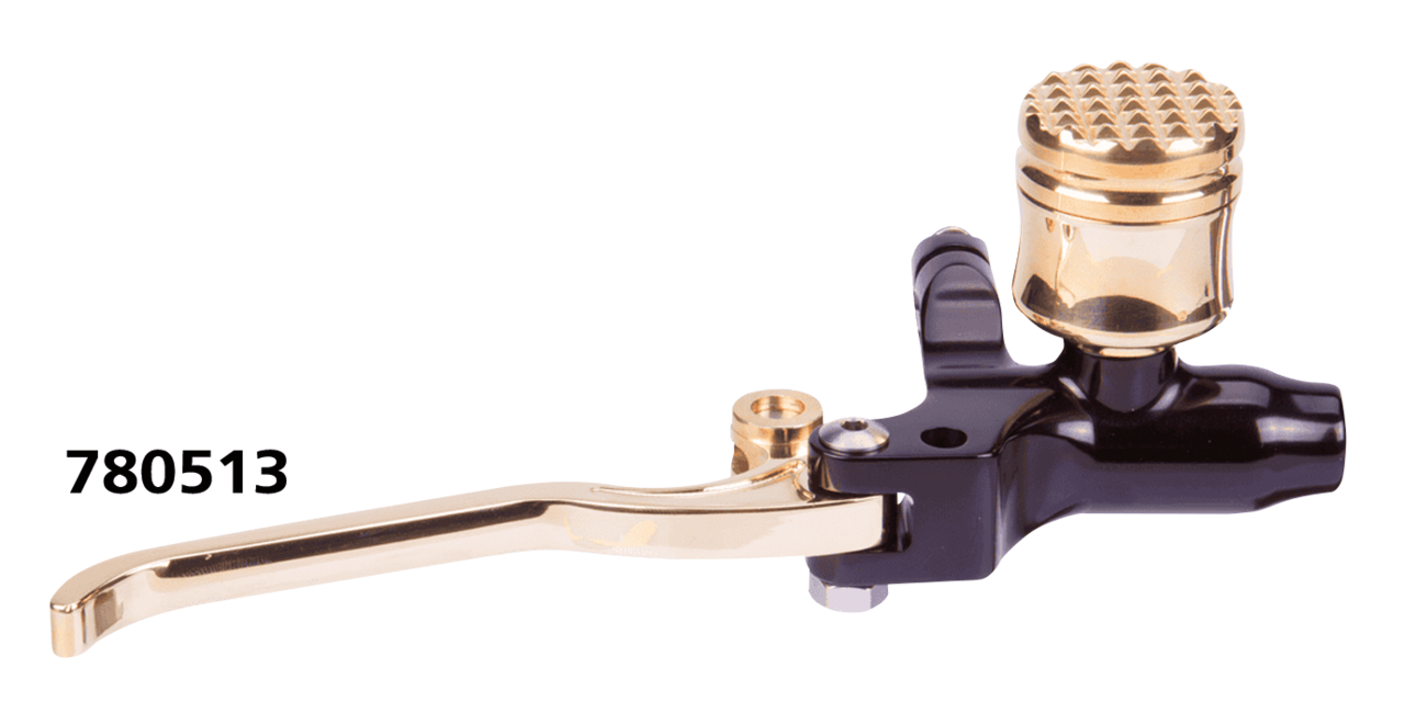 BRAKE M/C BLK TANK BRASS LEVER BRASS 9/1