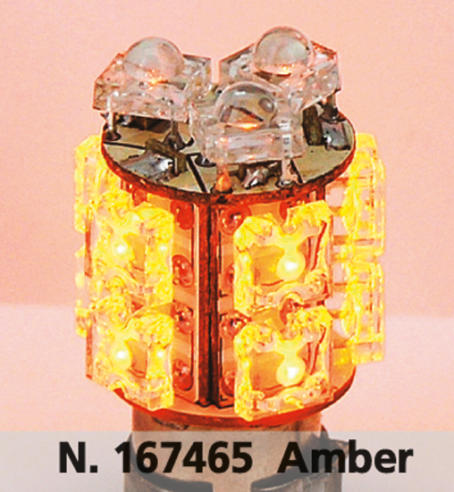 GZP 360 DEGREE 13 X LED BULB AMBER BAY15