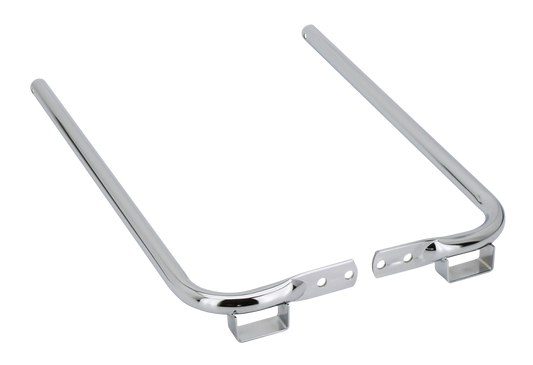 GZP Chrome saddlebag support kit FLH/T85