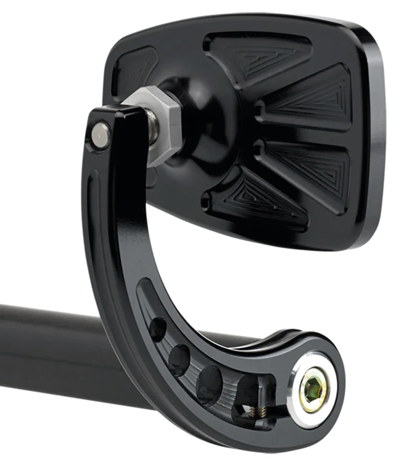 JM Bar-End Mirror Cafe Stem C Black