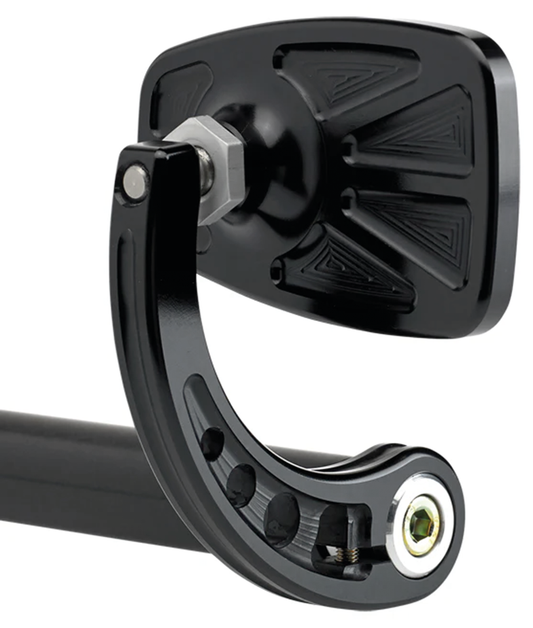 JM Bar-End Mirror Cafe Stem C Black