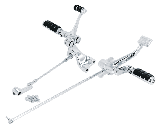 GZP Chrome Forward controls XL14-up +2"