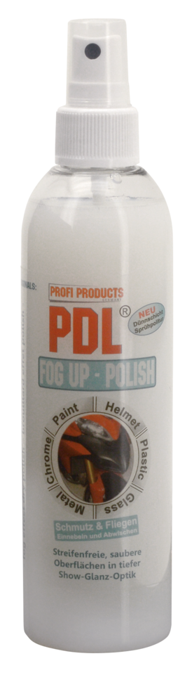250ml PDL Fog Up quick cleaner and polis