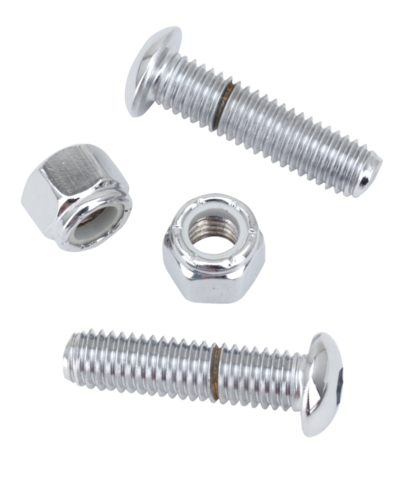 FOOT PEG BOLT KIT, CHROME