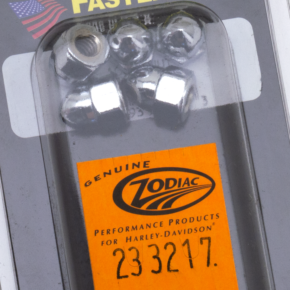 Chrome acorn nuts 1/4-20 UNC set/5