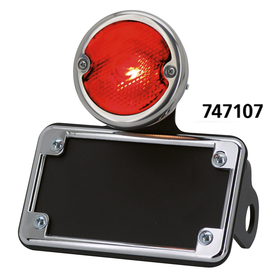 NSC 32 taillight w/horizontal lic.mount