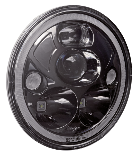 Vision X round 7" Black with halo