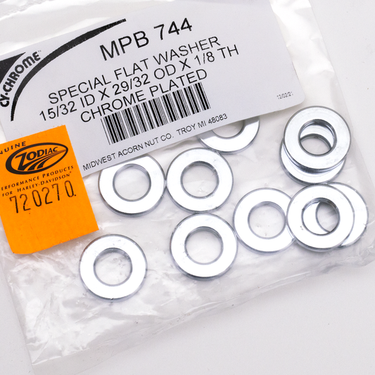 10pck Washers 15/32 x 29/32 x 1/8