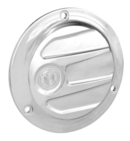 PM Scallop Derby cover Chrome 3-hole