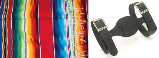 T-leather holder blk w/zpn755300 blanket