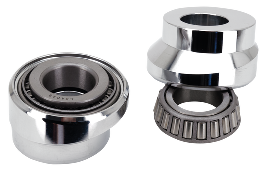 Chrome 3deg raked neck cups w/bearings