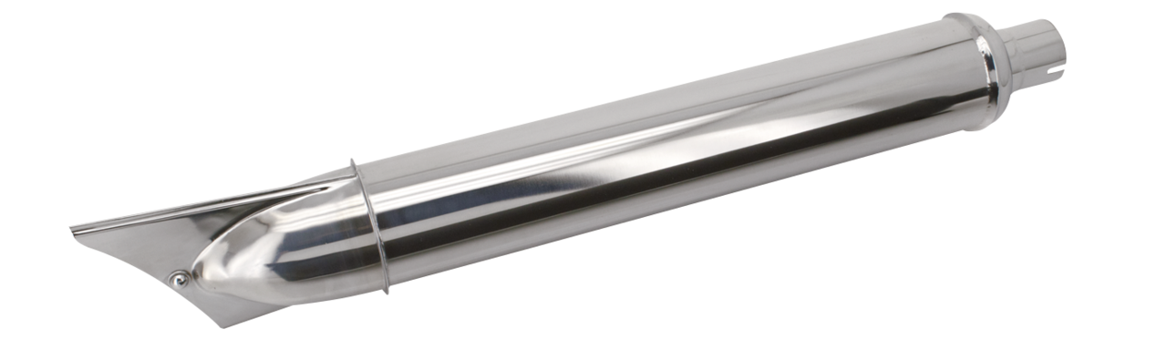 Muffler replica 1941-48 U/UL/EL/FL Chrom