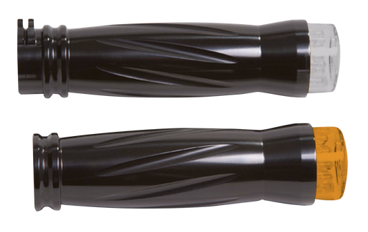 RBS Twister gripset black w/LED turnsign