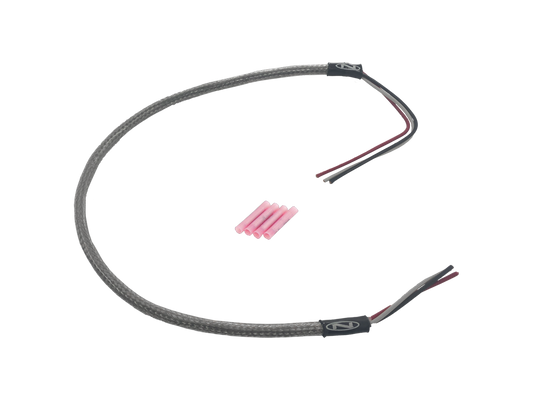 Headlight braided harness 18"