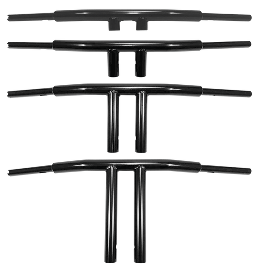 1.5" Chubby T-Bar Club Style 8" Black