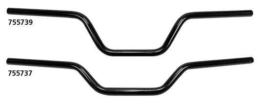 1" Handlebars Street Track 6" BLK no dmp