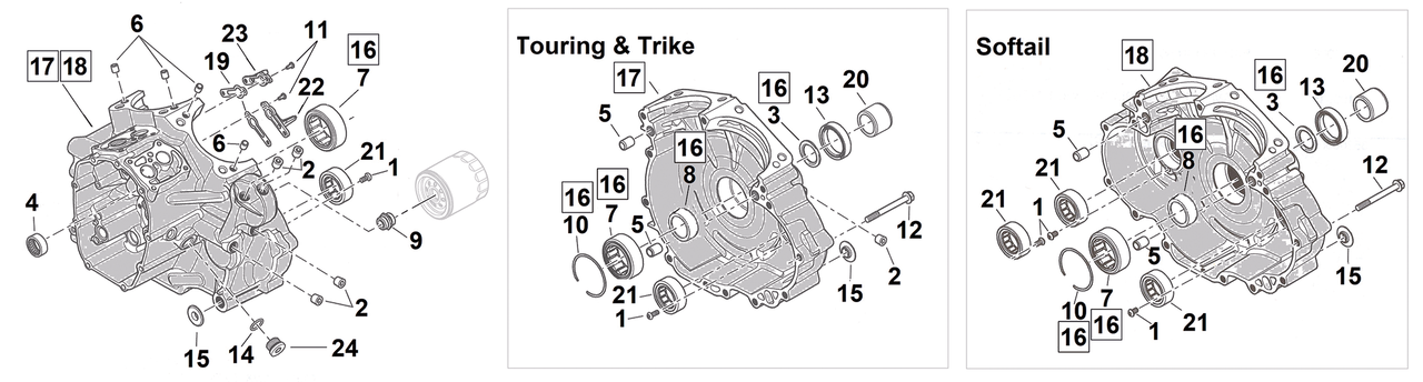 Flywheel bearing kit
