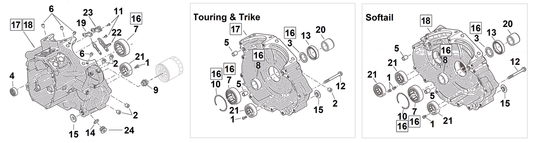 Flywheel bearing kit