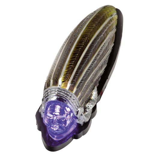 GZP Gold Indian fender light blue LED