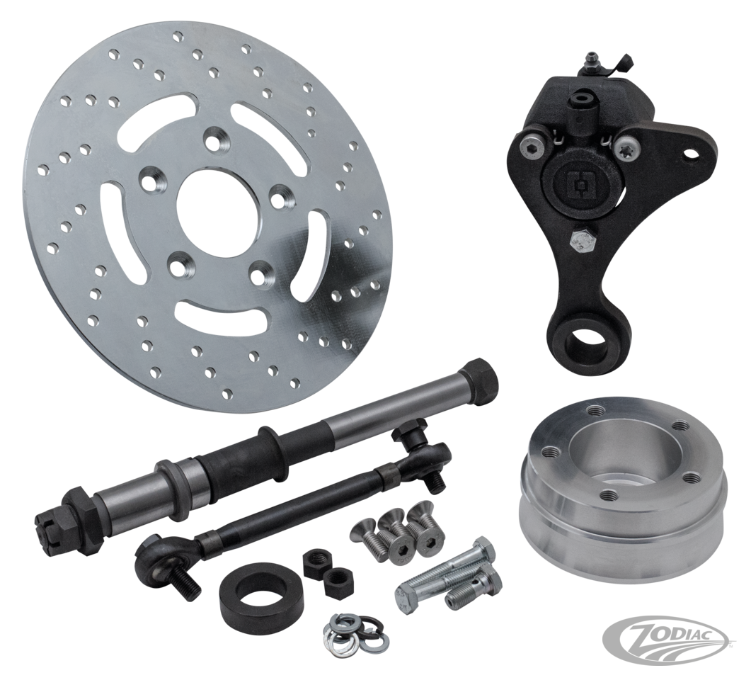 Disc brake kit w/axle f/starhub Whiteplt