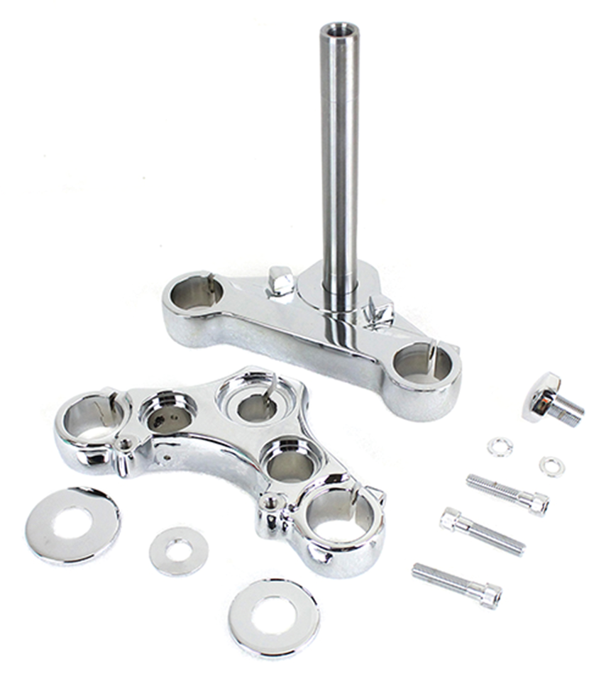 Triple tree set 39mm FXD91-05 chrome