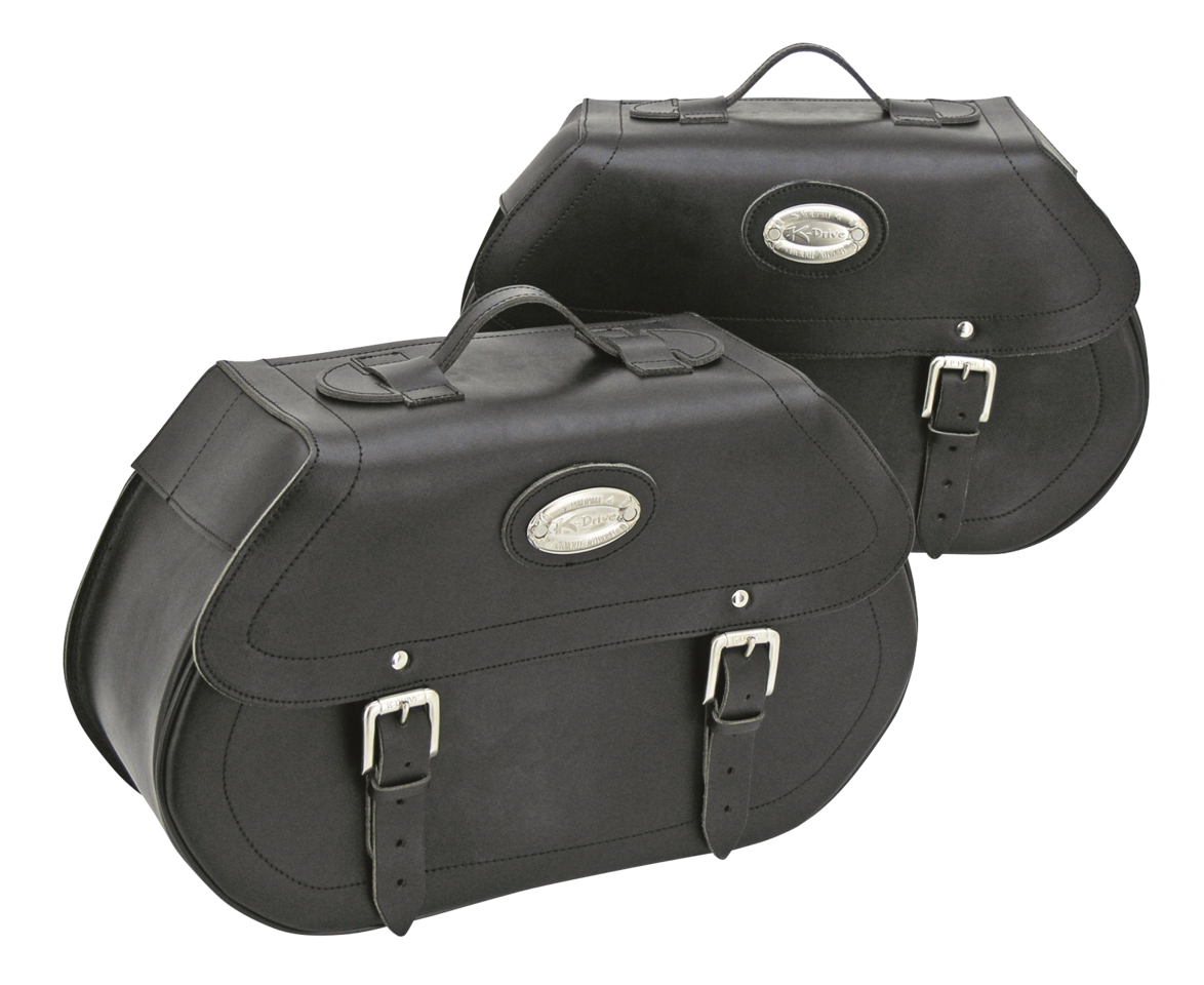 K-Drive leather saddlebag kit XL94-up