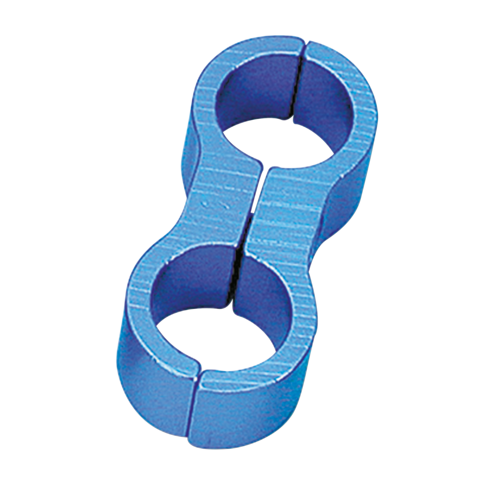 GZP Oil/Fuel line clamp blue anodized
