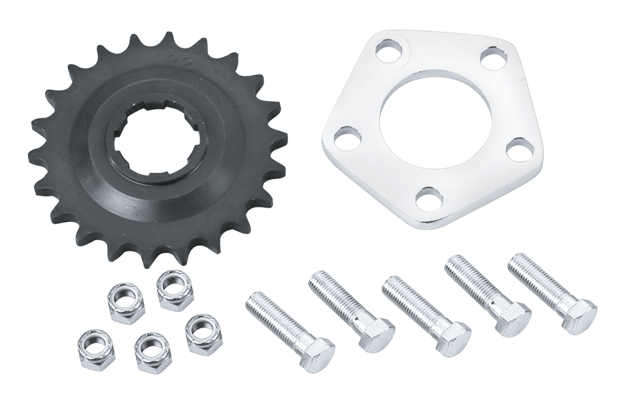 GZP Sprocket and spacer kit 22T, 5mm