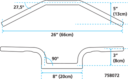 GZP Hipster dimpled chrome 4-1/2"